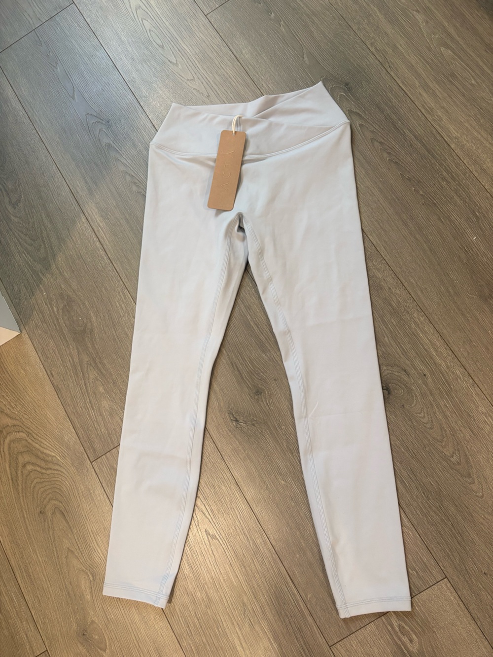 NWT ACTA Evo Material Legging Size Small Light blue Gray